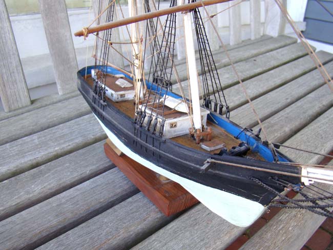 A model of the Brigantine NEWSBOY built in Maine in 1854 — image 3